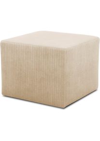 Inosign Hocker Jadelyn Corduroy bekleding, passend bij de slaapbank hockers maat Cord beige
