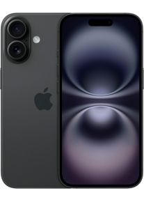 Apple Smartphone iPhone 16 telefonie zwart