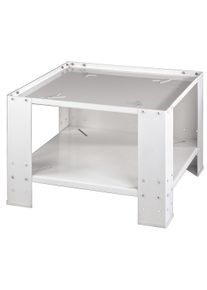 Xavax Onderbouwsokkel Sokkel 60 x 60 x 40cm Wasmachine Wasdroger Sokkel voor huishoudelijke apparaten verstelbaar lowboards wit