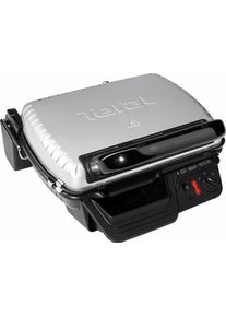 Tefal Contactgrill GC3050 opklapbare, regelbare thermostaat, met antiaanbaklaag contact grills zilver(kleur)