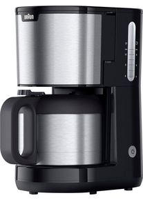 Braun Filterkoffieapparaat PurShine KF1505 BK, 1,2 l, 1000w, automatische uitschakeling, uitneembare filtermand, roestvrij staal filter