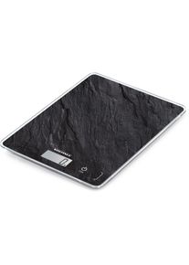 Soehnle Keukenweegschaal Page Compact 300 Slate Draagvermogen 5 kg, 1 g nauwkeurige opsplitsing keukenweegschalen zwart