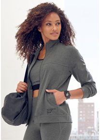 Vivance active Sweatvest Sportjack met zijzakken dames vesten maat XS (32/34) grijs