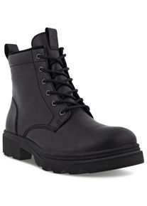 Ecco Hoge veterschoenen GRAINER M ankle boot, worker boots, winter boots, with two pull tabs heren veterschoenen maat 45 zwart