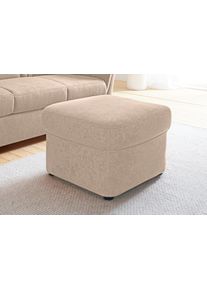DOMO collection Hocker Sarafina hockers maat Microvezel PRIMABELLE® beige