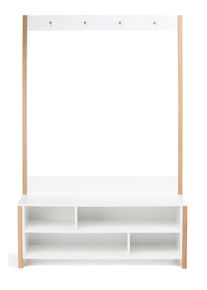 Andas Kapstok in scandinavisch design, fsc-gecertificeerd kapstokken wit