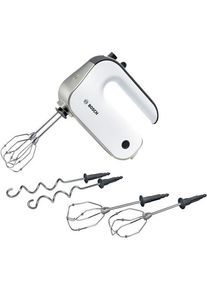Bosch Handmixer Styline MFQ4835DE, 2x garde, roestvrijstalen kneedhaken, 5 standen, wit handmixers wit