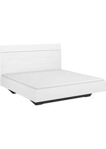 Rauch Futonbed Eenpersoonsbed tweepersoonsbed houten bed KOLUNA breedte 180 cm met hoge hoofdeinde in lattenoptiek om tegen te leunen made in germany