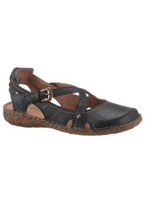 Josef Seibel Sandalen Rosalie 13 zomerschoen, sandaal, bandjessandaal, in used-look dames sportieve sandalen maat 44 zwart