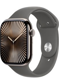 Apple Smartwatch Watch 10 Titan unisex horloges beige