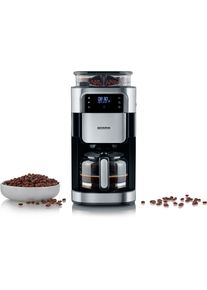 Severin Koffiezetapparaat met maalwerk KA 4813, 1,25 l, Maalgrofheid en koffiehoeveelheid instelbaar, warmhouden: tot 60 min., timer filter