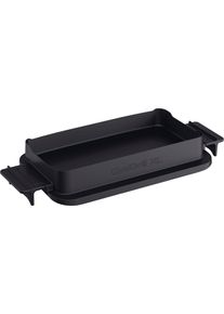 Tefal Bakinzet XA7358 OptiGrill bakplaat XL compact met optigrill 2in1 xl, anti-aanbaklaag aluminium drukgiet (1-delig) accessoires zwart