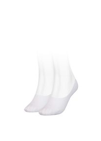 Tommy Hilfiger Kousenvoetjes TH WOMEN FOOTIE 2P met geborduurd logo (set, 2 paar, 2 paar) dames kousenvoetjes maat 39-42 wit