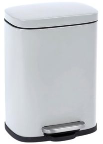 Wenko Tissue-emmer Leno (1 stuk) pedaalemmers wit