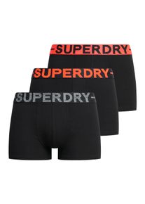 Superdry Boxershort TRUNK TRIPLE PACK (set, 3 stuks) heren boxershorts maat M zwart