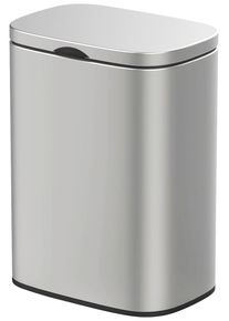 Wenko Tissue-emmer Sare ter bevestiging aan de wand, 5 liter pedaalemmers zilver(kleur)