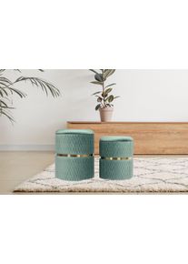 Kayoom Hocker Kruk Zora 425 2-delige set, praktische en verborgen opbergruimte (set, 2 stuks) hockers