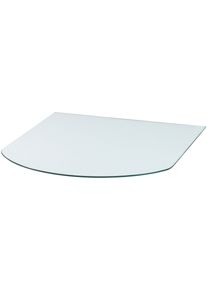 Heathus Bodemplaat Heathus Halfrond 85 Glas Glas-halfrond, 85 x 110 cm, 8 mm dikte, transparant, voor vonkenbescherming tuin & klussen wit