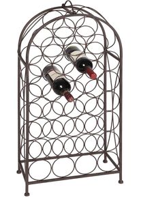 AMBIENTE HAUS Flessenhouder gr. 93 cm - antiek-bruin (1 stuk) wijnrekken bruin