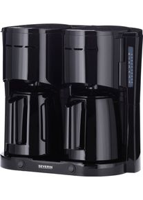 Severin Filterkoffieapparaat KA 9315 Duo, 1 l filter koffiezetapparaten zwart