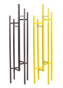 Andas Kapstok in scandinavisch design, gemaakt van massief beukenhout met vingerlasverbinding kapstokken beige