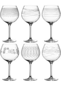 Leonardo Wijnglas Casella 630 ml, met gravure(set, 6-delig) glazen wit
