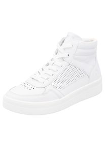 Remonte Plateausneakers , vrijetijdsschoen, veterschoen, high top sneaker met contrasterende afwerking dames lage sneakers maat 42 wit