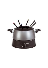 Tefal Elektrische fonduepan EF3000.10 6 warmte-geïsoleerde fonduevorken fondue zilver(kleur)