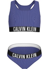 Calvin Klein Swimwear Triangelbikini BRALETTE BIKINI SET voor kinderen tot 16 jaar (set) meisjes bikini's maat 152/158 blauw