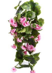 Botanic-Haus Kunstbloem Hanggeranium (1 stuk) kunstbloemen roze