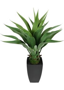 I.GE.A. Kunstplant Kunstmatige Agave in pot plant Alo&euml; Vera Sansevieria (1 stuk) kunstplanten groen