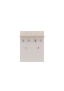 Home Affaire Kapstokpaneel Belfort, wandrek met 6 haken, met rek, breedte 66 cm Wandgarderobe, ophanghaak, hoogte 83 cm, in kasjmierkleur kapstokken
