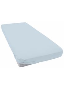 Irisette Hoeslaken Jupiter 8 van katoen, voor matrassen tot 25 cm hoogte, laken, hoeslaken (1 stuk) hoeslakens blauw