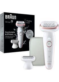 Braun Epilator Silk-épil 9 9-030 Scheer- & trimmeropzetstuk, met etui epileerapparaten roze