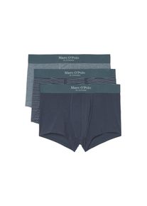 Marc O'Polo Marc O'Polo Trunk Essentials met geweven band met logo-opdruk (Set van 3) heren boxershorts maat S blauw