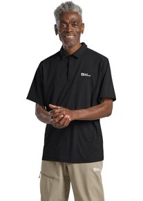 Jack Wolfskin Poloshirt DELGAMI POLO M heren t-shirts maat M (50) zwart