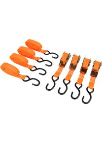 LAS Spanband set 4-dlg. met ratel en haken (set, 4 stuks) tuin & klussen