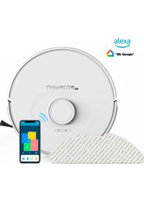 Rowenta Robotstofzuiger Met dweilfunctie en afzuigstation RR8567 X-Plorer Serie 75 ultranauwkeurige lasernavigatie, zuigen en dweilen, 4-in-1