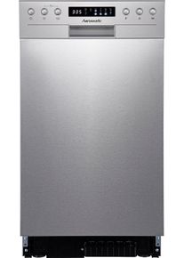 Hanseatic Onderbouwvaatwasser HGU4582D97710DI, 81,5 cm x 44,8 cm inbouw vaatwassers zilver(kleur)