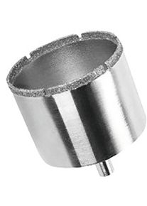 Schock Freesboor Diamantbohrer SB Light Ø 35mm, voor gatenboringen bij quartzcomposiet spoelbakken tuin & klussen zilver(kleur)