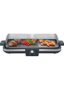 Severin Tafelgrill Plancha, PG 8564 Na enkele minuten kan het grillplezier beginnen tafel grills maat - zwart