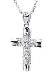 Firetti Kettinghanger Sieraad cadeau zilver 925 halssieraad hanger kruis dames kettingen zilver(kleur)