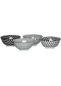 Ritzenhoff & Breker Ritzenhoff & Breker Mueslischaaltje Takeo scandinavisch-eenvoudige touch, 650 ml (set, 4-delig) visbestek zwart