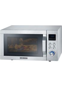Severin Magnetron MW 7774 met grill- en heteluchtfunctie 3-in-1 magnetrons zilver(kleur)