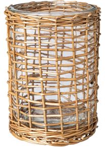 Creativ home Windlicht Kandelaar met wilgenverhuizing (1 stuk) kaarsenhouders bruin
