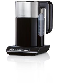 Bosch Waterkoker Styline TWK8613P, 1,5 l, met temperatuurkeuze waterkokers zwart