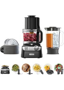 Kenwood Keukenmachine FDM72.990BK MultiPro XL Weigh+ 1000 watt, 3 l werkkom, autograph collection keukenmachines maat -