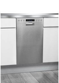 Hanseatic Onderbouwvaatwasser HGU4582C10J7710DI, 81,5 cm x 44,8 cm inbouw vaatwassers zilver(kleur)