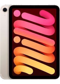 Apple Tablet iPad mini 2024 Wi-Fi + Cellular 128GB, 8,3", iPadOS tablets goud(kleur)