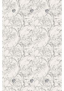 queence Kapstok Bloemen met 6 haken, 80 x 120 cm kapstokken wit